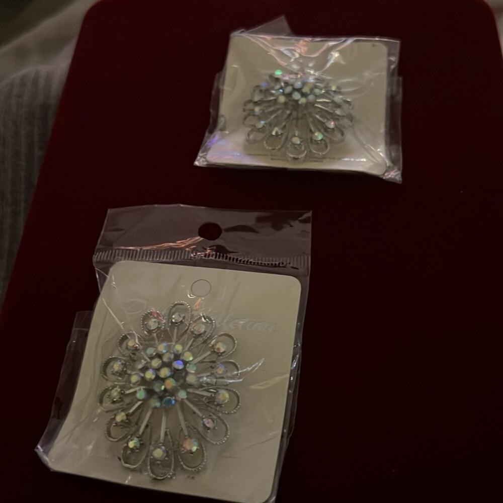 Crystal Brooches